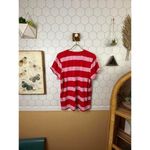 T.La from Anthropologie Pink and Red Striped V Photo 2