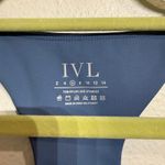 IVL Collective Cornet Blue Lace Up Sports Bra Sz 6 Photo 4