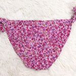 AQUA Nordstrom Swim Layered Bikini Bottom Floral Print Size Medium Photo 7