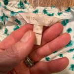 Rebecca Taylor  Size 8 Emerald‎ Daisy Dress Wrap Ruffle 3/4 Puff Sleeve Floral Photo 5