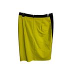 Worthington  Women's Pencil Skirt Size 4‎ Color Block Sulfur Spring Black NWT Photo 1