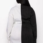 Akira Pinstripe Dress Photo 1