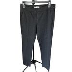 CAbi   Skinny Pants Size 4 Dark Grey Slim Fit Vertical Seams Modern Versatile Photo 0