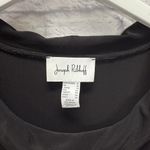 Joseph Ribkoff  Dress Style 222110 Size 16 Black Mesh Cowl Neck Sheath Shirt Photo 2