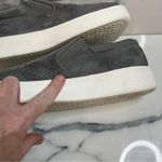 Steve Madden Women's Gray Platform Perforated Suede Slip-on Genette Shoes Sz 9 Photo 6