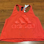 Adidas  Red Crop Tank Top,‎ size Med Photo 1