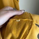 Anthropologie Daily Practice Meru Zip Front Sweatshirt Midi Dress Yellow Small Photo 7