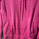 Adidas  pink graphic hoodie sweatshirt medium climate cool READ Photo 1