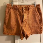 Universal Threads Universal Thread Rust Brown High Waisted Jean Shorts Photo 0