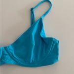 Blackbough  Swim, Aqua Color, Vibrant Blue Bikini Top, Willow Style Large Beach Photo 2