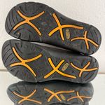 Keen Womens Dark Brown Leather Sterling City Gorpcore Slip On Ballet Flats Photo 8