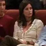 ASO Monica Geller Friends Vintage Cleo Rare Peasant Blouse White Size M Photo 7