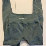 Alphalete Women's  Amplify Leggings ID00037 Size Medium Charcoal Green Logo Photo 1