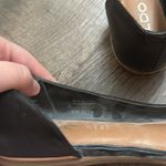 ALDO  Black Leather D’Orsay Pointed Toe Flats‎ Women’s Size 6.5 Photo 8