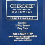 Cherokee Workwear Professionals royal blue v-neck scrub top size xxs NWT Photo 3