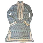 Caban Life NWT Naples Terry Tunic Cover Up Dress UPF 50+ Beach Resort‎ XS Blue Photo 7