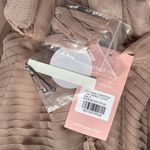 Birdy Grey NWT  Tulle Christina Dress Sandy Taupe Full Length Gown Size Small NEW Photo 10