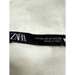 ZARA White Sleeveless Floral Embroidered V Neck Cami Tank Mini Slip Dress Size M Photo 2