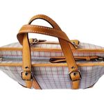 Coach  - Plaid Tote Bag with Tan Accents & Hangtag Photo 2