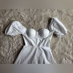 Alamour the Label Katina Dress in White Cotton Poplin Size Small / S Photo 5
