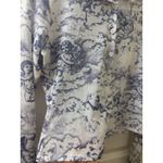 Urban Outfitters MOTEL KELLY SHIRT 20'S CHERUB WHITE BLUE long sleeve CROP top blouse S Photo 4