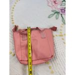 Reebok  Mini Tote Bag Purse Salmon Pink Faux Leather Small‎ Handbag Photo 7