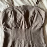 Pinstripe Brown Dress Size XS Photo 3