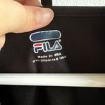 FILA  Black Hoodie with White Logo Photo 2
