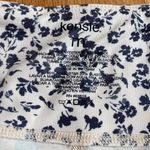 Kensie Kenzie Performance Pocket Leggings Vanilla Washed Floral Cream Stretch Pockets Photo 4