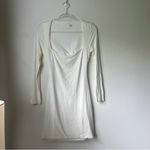 Princess Polly Nolan White Longsleeve Open Back Dress 8 Photo 6