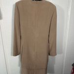 Ann Taylor Vintage Tan Formal 100% Silk Jacket Dress Size 10 EUC Photo 4