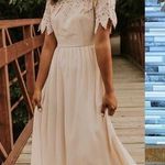 Roolee  Gray Fiona Formal Maxi Dress small Photo 0