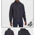 Armani Jeans Dark Gray Bomber Jacket Black Size L Photo 10