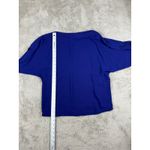 Diane Von Furstenberg  DVF Royal Blue‎ Dolman Sleeve Top Blouse Size S Photo 3