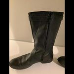 Ralph Lauren 1847 Sorissa Black Leather Knee-High Boots 9 Photo 2