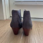 Frye  Reina Jeans Western Ankle Bootie Boot Nubuck Leather Photo 3