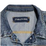 Maurice's Maurice’s Medium Wash Denim Vest Photo 2