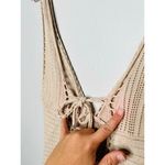 RONNY KOBO Beige Knit Crochet V Photo 11