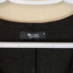 Michael Lauren  ML-8079-RSN Noel L/S V Neck Dress w/Drawstring Size M Black (H11) Photo 4