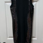 Forever 21 ❤B04-F21 little black sequin bodycon dress size small Photo 0