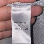 FATE. Cotton Waffle Knit Shirt with Crochet Detail Back and Sleeves Size Medium Photo 3