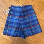 The Limited NWT  Size 2 Vintage Plaid Walking Shorts High V Waist Pockets Photo 1