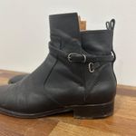 Balenciaga  Womens Boots‎ 40 Black Leather Buckle Ankle Chelsea Slouch Photo 1