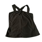 AUW  women's size medium sleeveless black blouse Photo 1