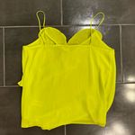 Naked Zebra Neon Yellow Ruffle Camisole Photo 1