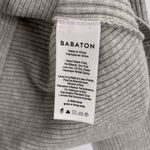 Babaton Aritzia Kitano Grey Ribbed Wool Blend Cross Back Sweater Size XS Photo 5