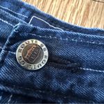 Route 66 Vintage 1990's  Pinstripe Denim Boater Shorts Women Size 13 / 14 Photo 3