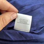 Modcloth  Dress Womens XS Blue Long Sleeve Ruffle Hem Bell‎ Sleeve Stretch Boho Photo 3