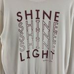 Spiritual Gangster  White Shine Light Crew Neck Savasana Long Sleeve Pullover Top Photo 6