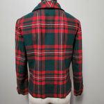Vintage Vogue Couturier Design 60s red green plaid wool blazer size 8 Photo 5